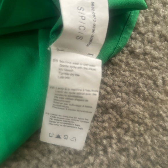 Green Mini Dress - Picture 6 of 9